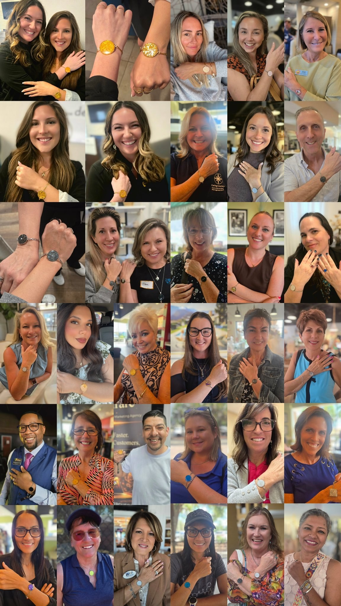 More Coastify customers wearing smart jewelry