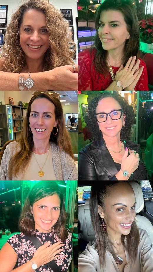 Coastify customer wearing a smart bracelet