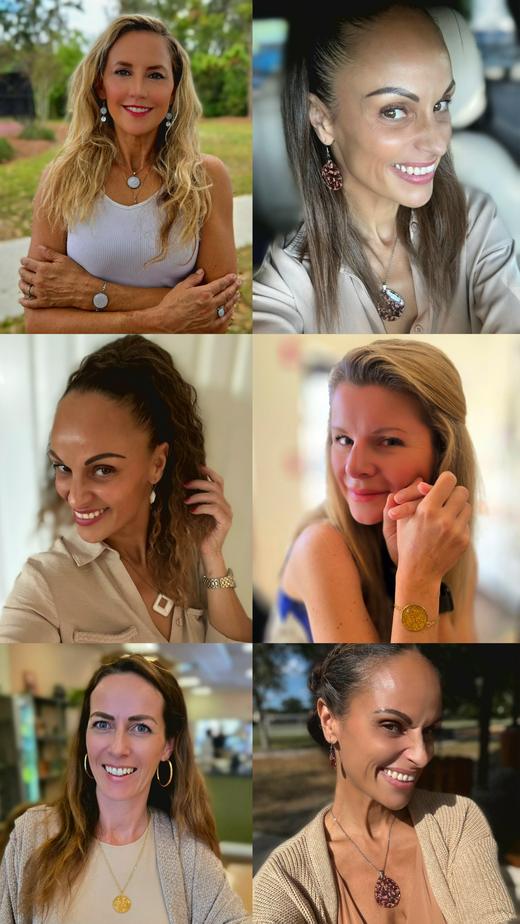 Coastify customers wearing smart jewelry together