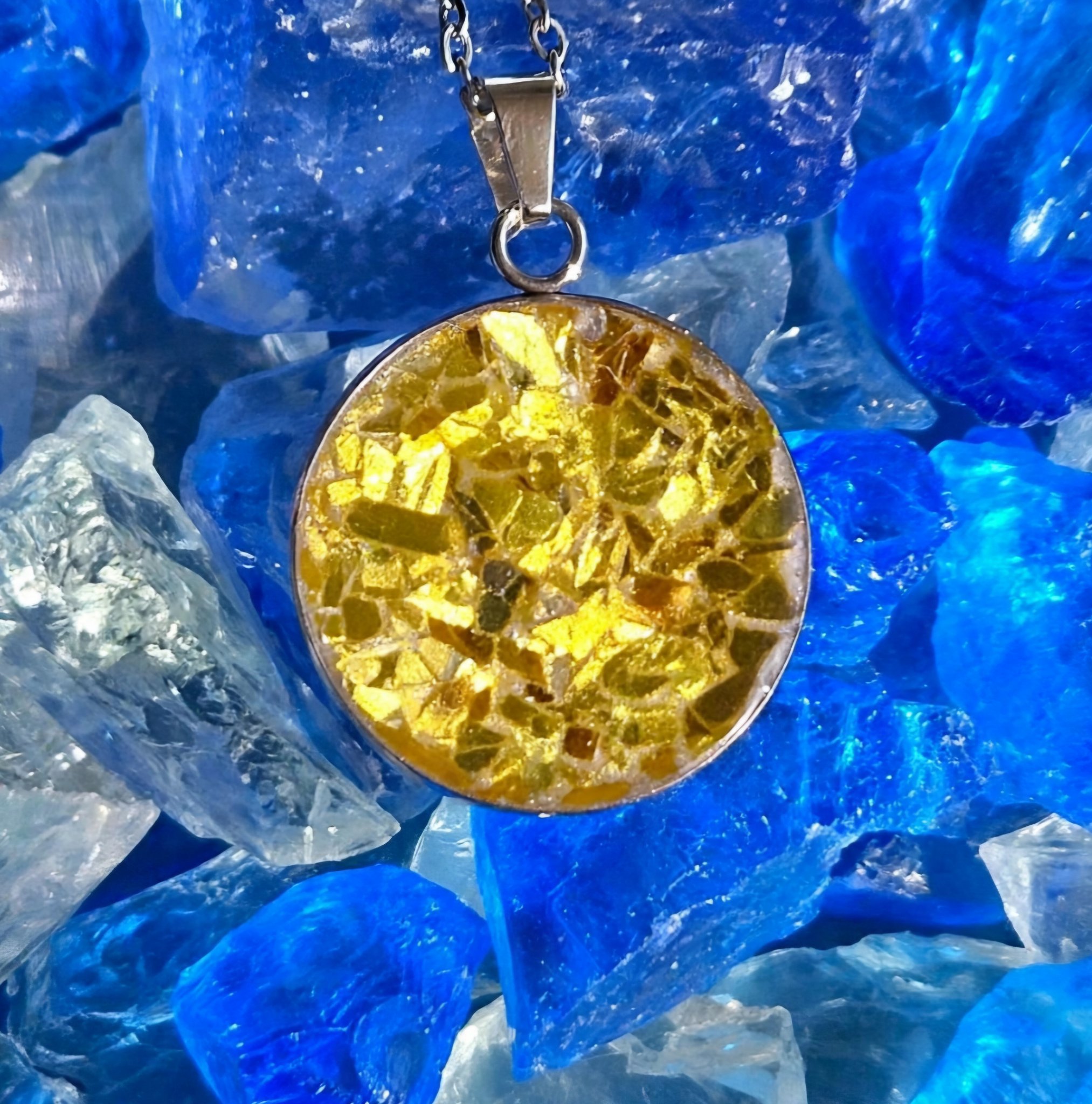 Gold Foil Pendant
